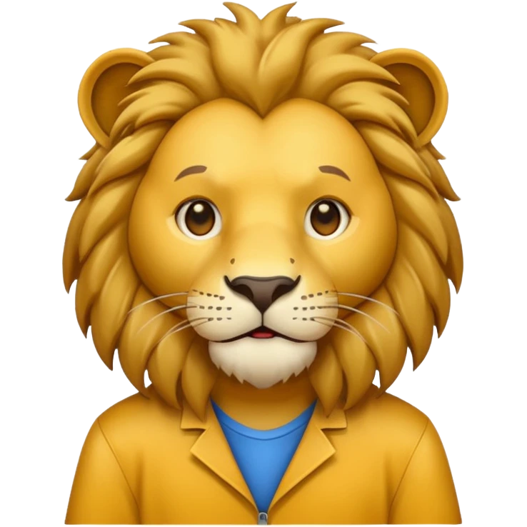 student lion emoji