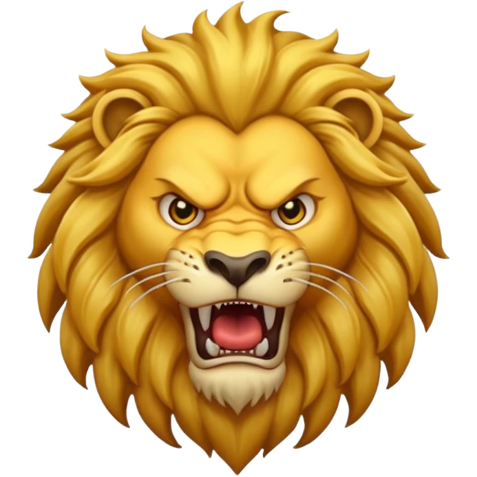 Angry Feared King Lion emoji