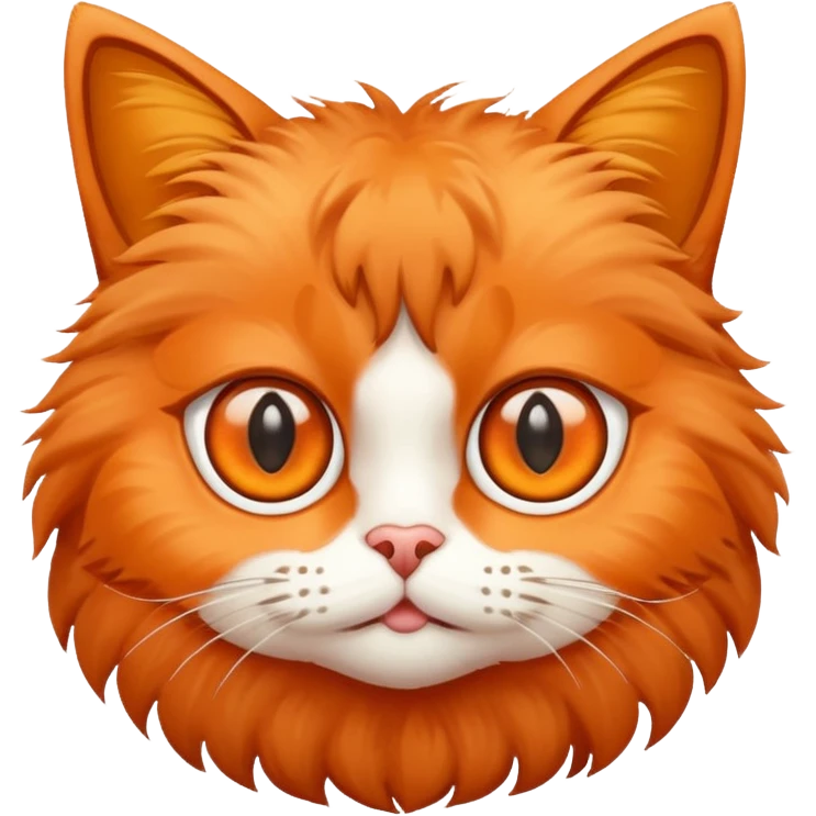 Cat orange emoji
