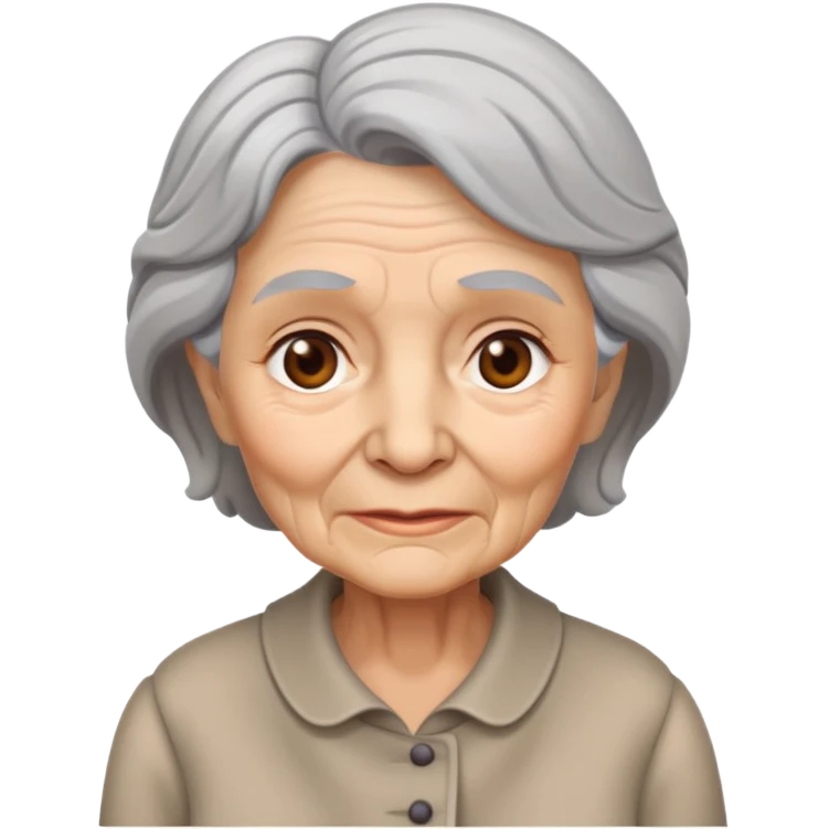 old woman emoji