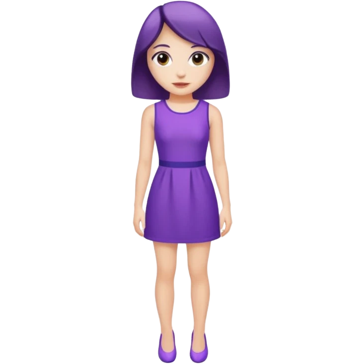 purple mini dress emoji