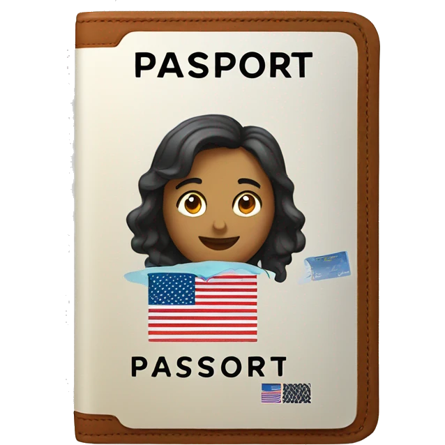 US travel passport  emoji