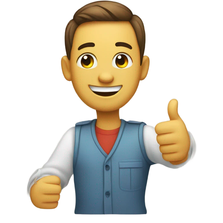Me saying good luck  emoji