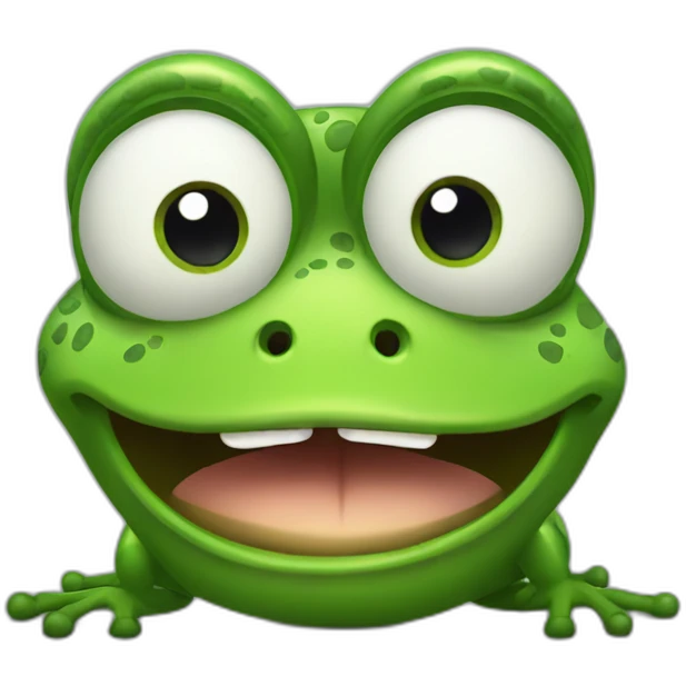 angry frog animated emoji