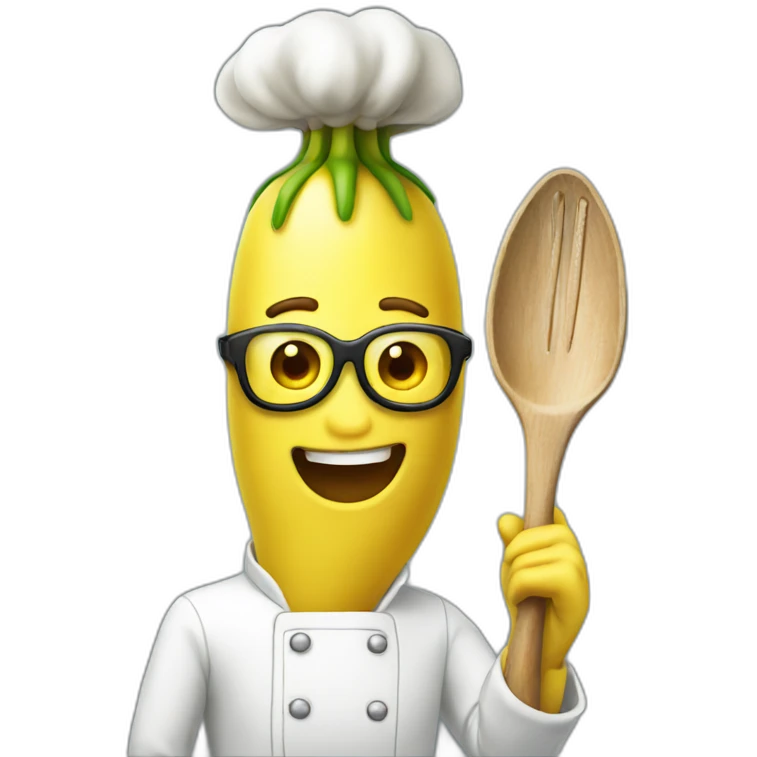 banana man cooking emoji