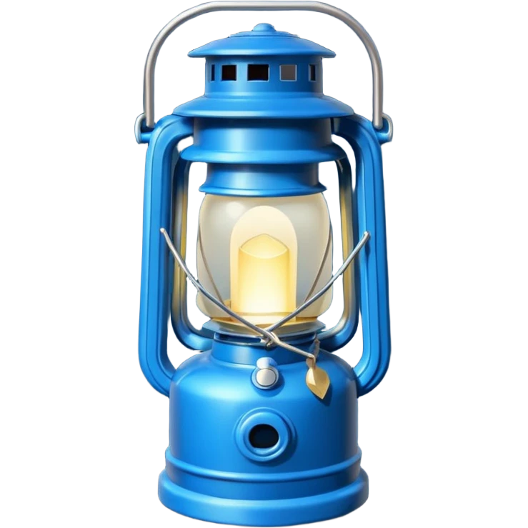 Blue colour ka lalten emoji