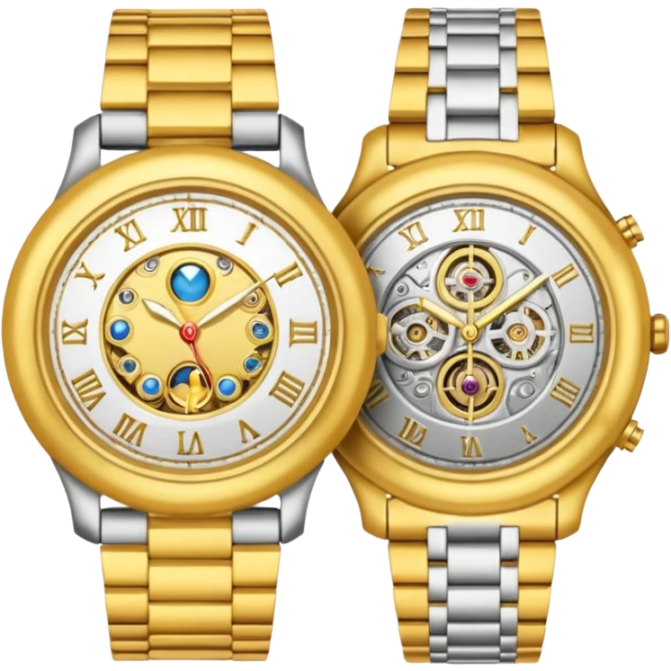 2 watches emoji