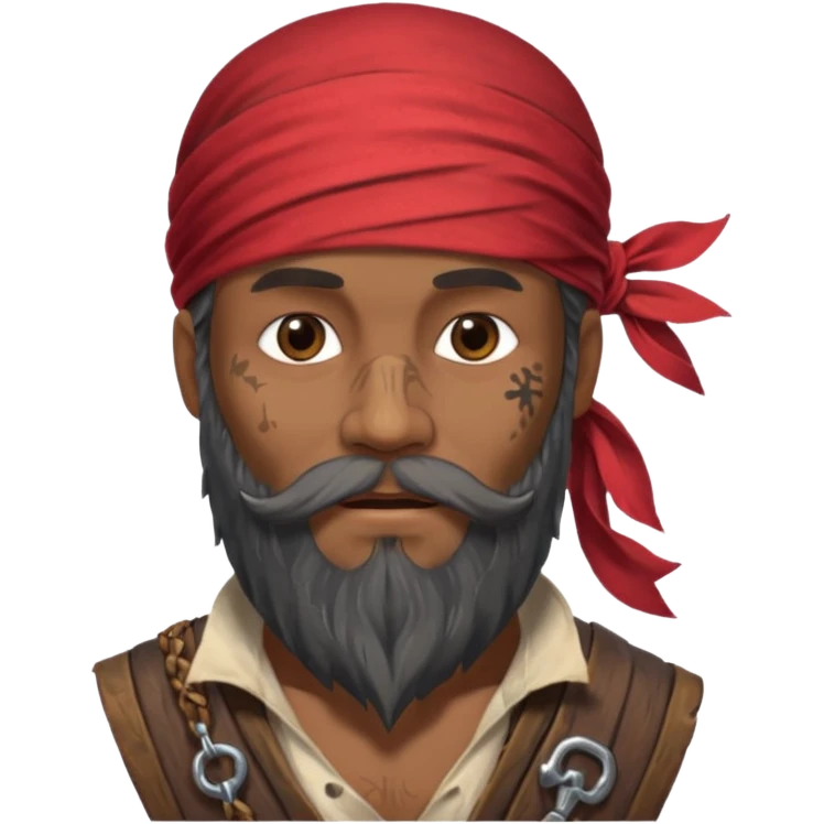 Pirate with Long Beard emoji