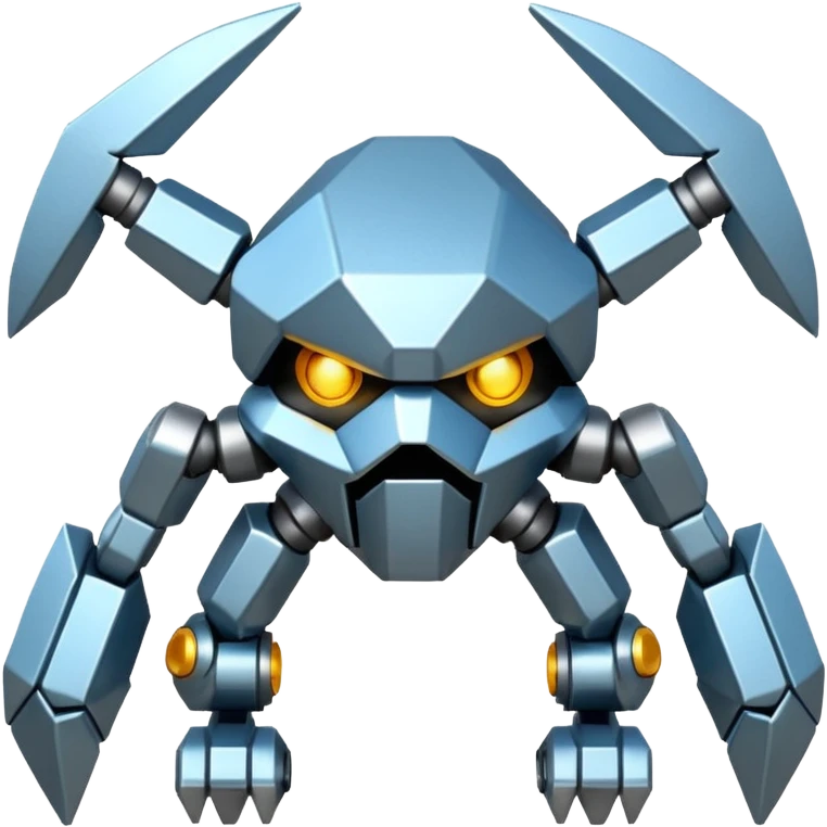 Haz un emoji del Pokémon metagross y 1ue sea fiel al pokemos emoji
