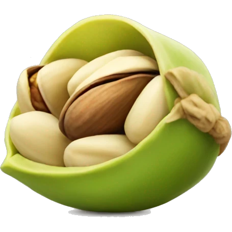 a Pistachio emoji