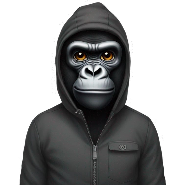 Gorilla in ski mask emoji