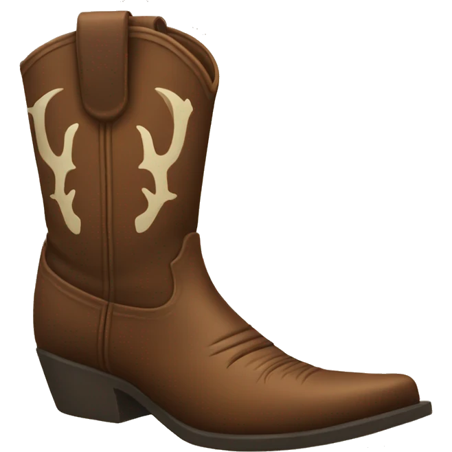 Cowboy boots emoji