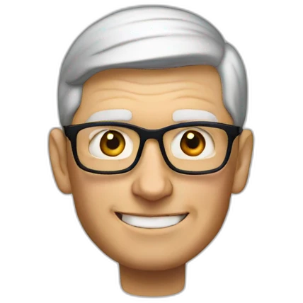 Tim cook. Apple emoji