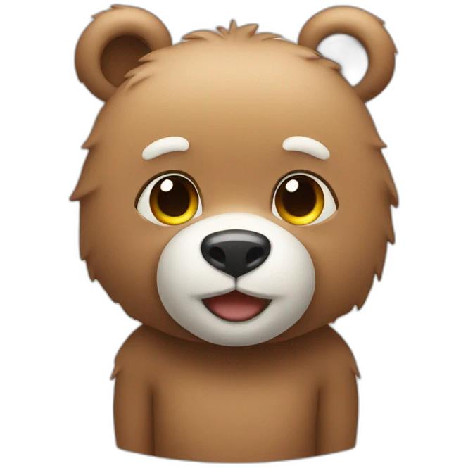 cute bear men emoji