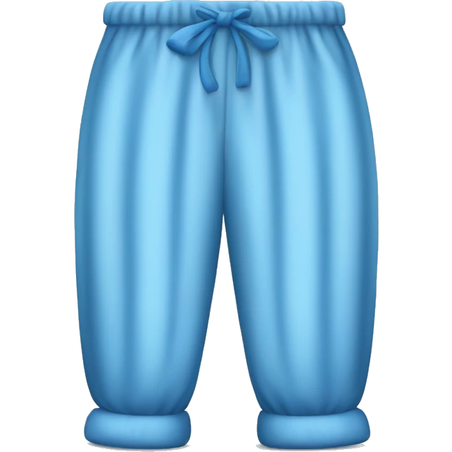 blue pyjama pants emoji