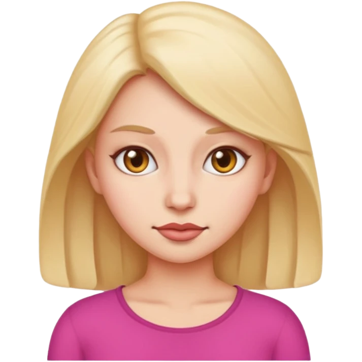 Create a woman pussy emoji emoji