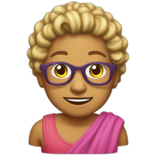 Megawati beach mode emoji