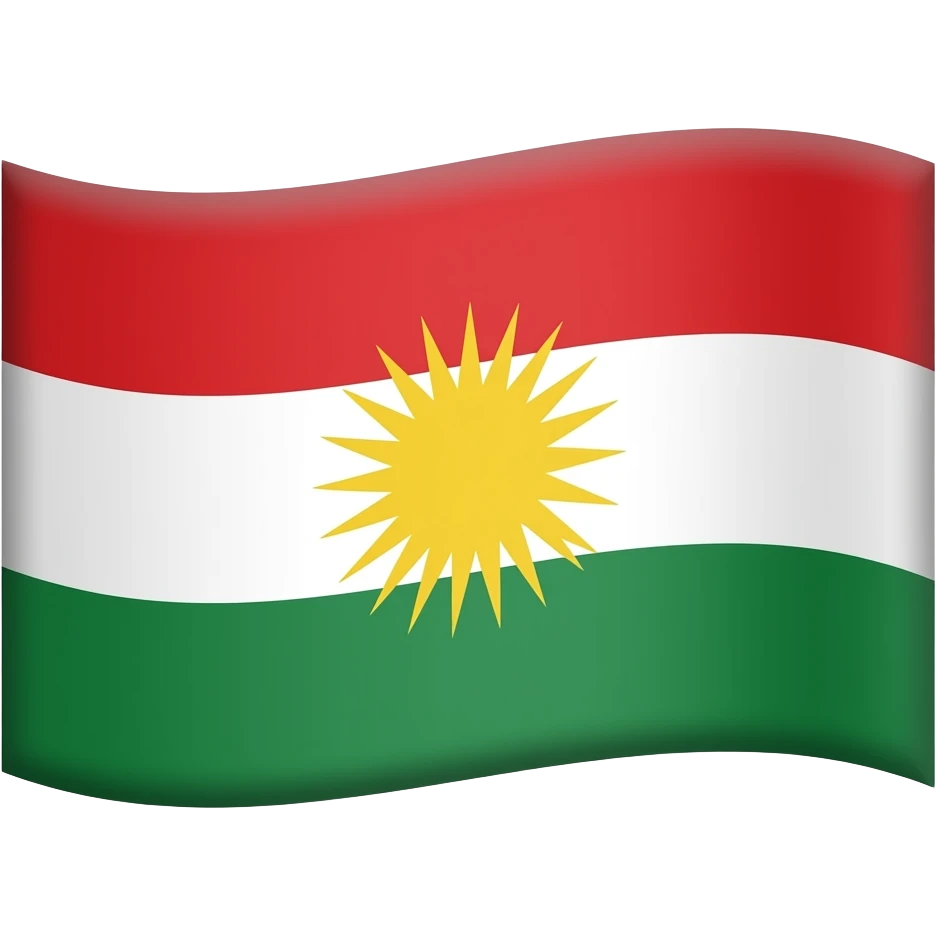 Flag of Kurdistan emoji