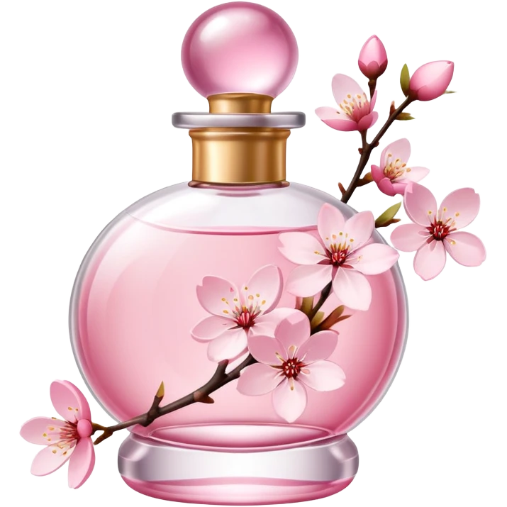 Sakura Cherry Blossom-themed perfume emoji