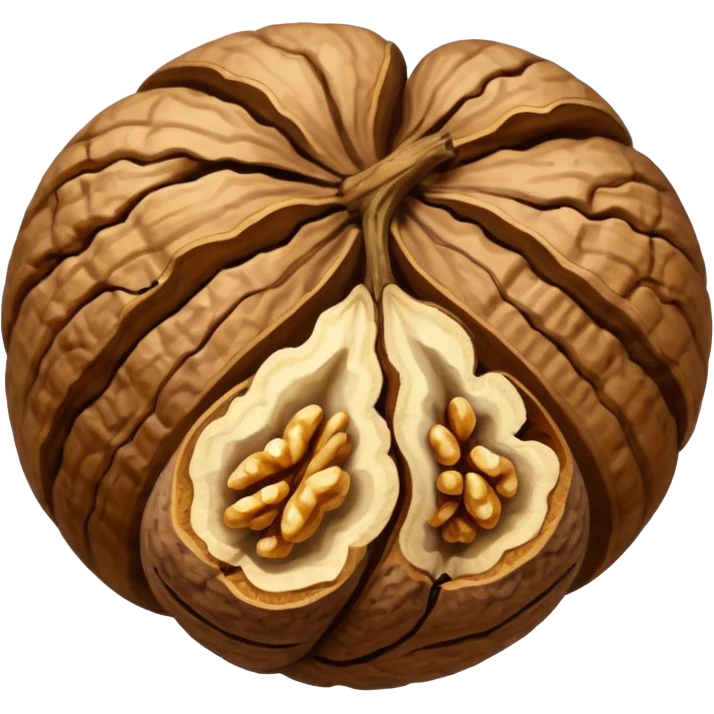 the nut walnuts emoji