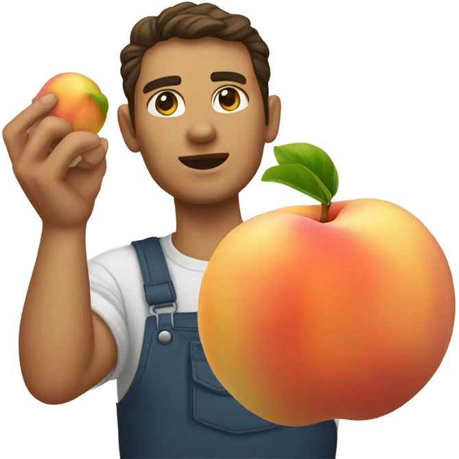 me smacking a peach  emoji