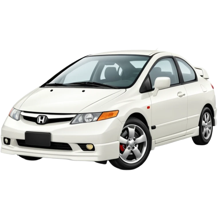 white honda civic 2004 emoji