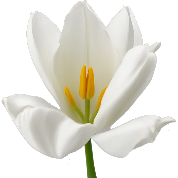 tulipano bianco emoji