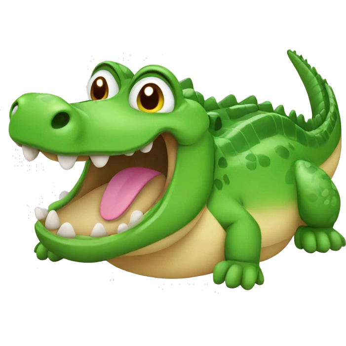 cute crocodile emoji