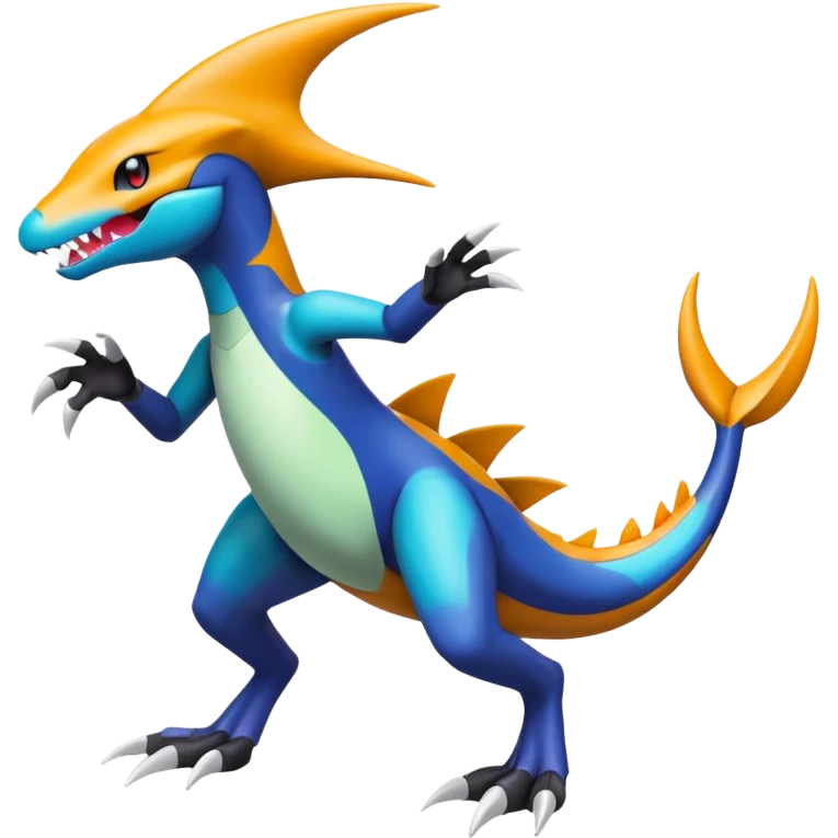 Meloetta-Garchomp-Inteleon-Pokémon-Fakémon-fusion-hybrid-creature emoji