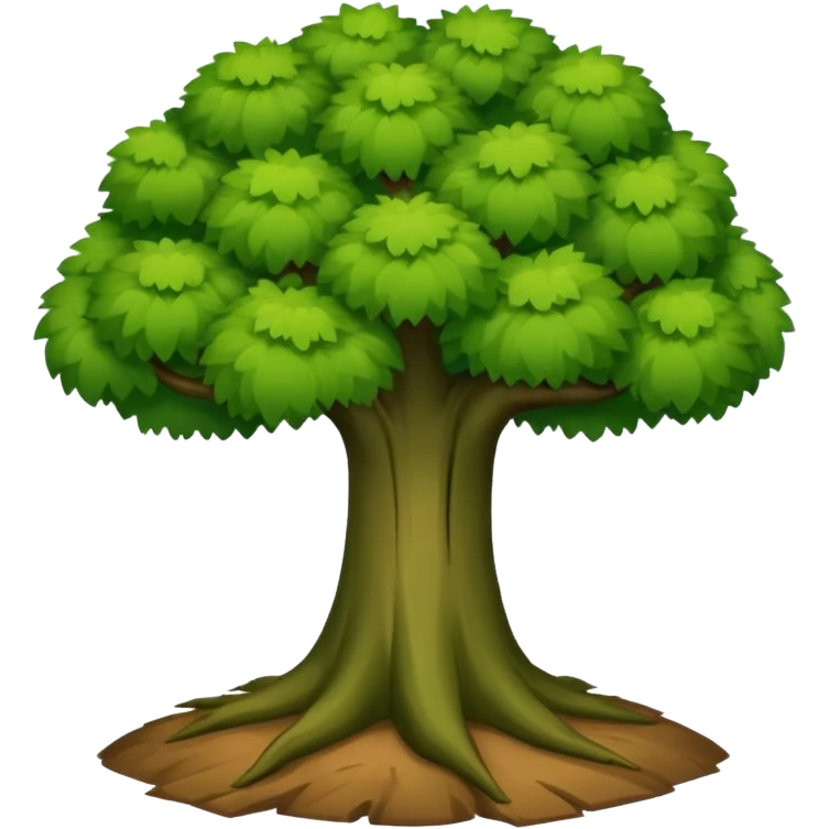 Árbol de chaguil platano verde emoji