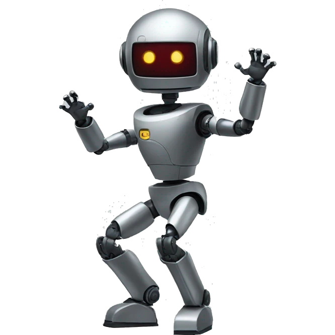 bob espoja robot bailando emoji
