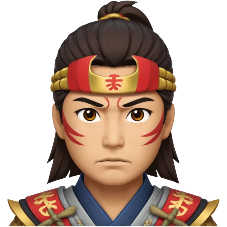 japanese warrior face emoji