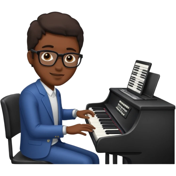 keyboardist with keyboard emoji