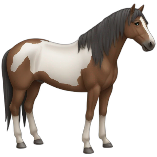 Cheval bourré emoji
