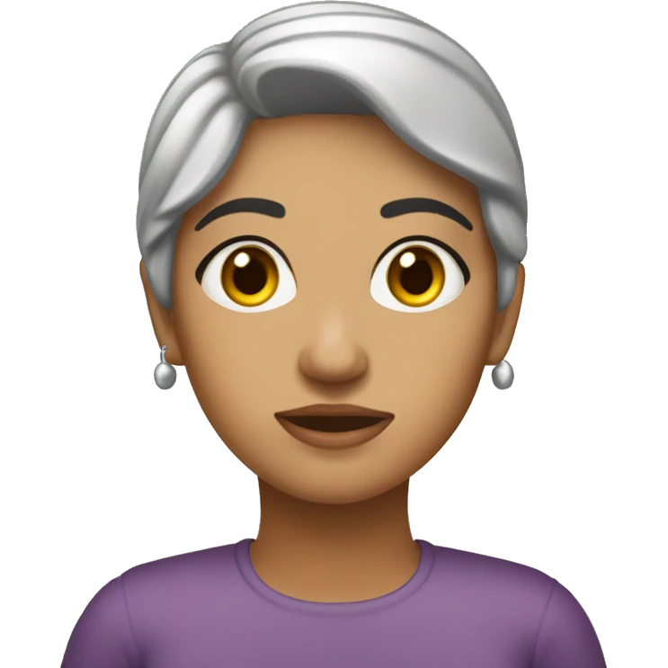 mulher morena psicologa emoji