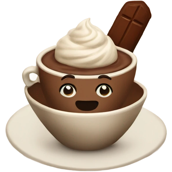 Cocoa at beige cup emoji