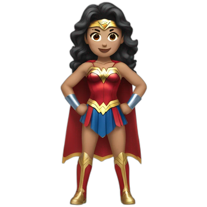 wonderwoman costume emoji