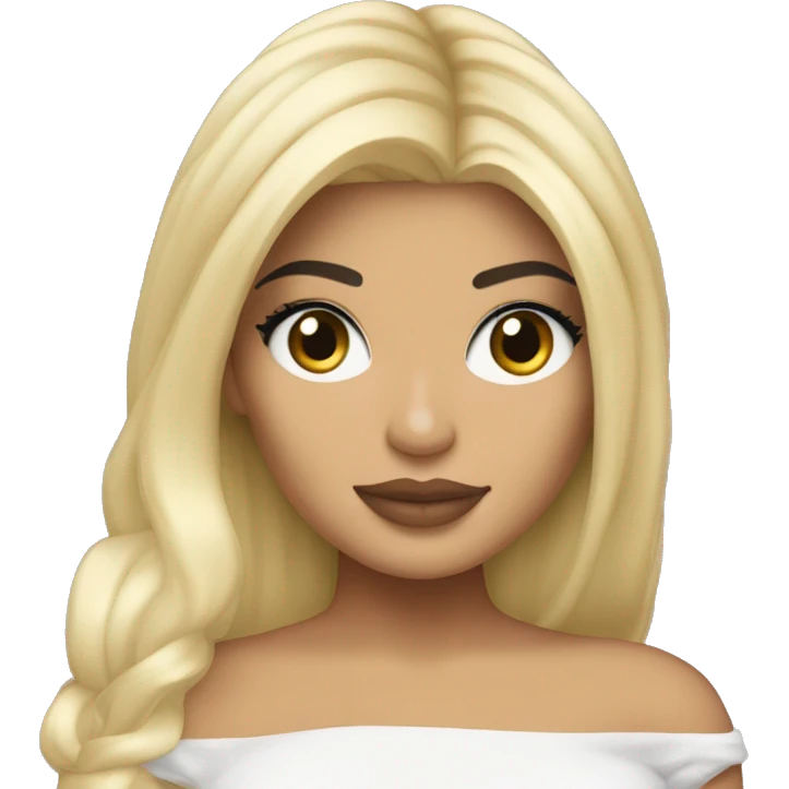 Kylie jenner blonde princess emoji