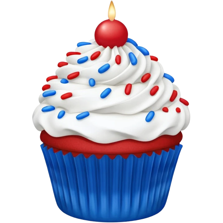 4th of july cupcake emoji