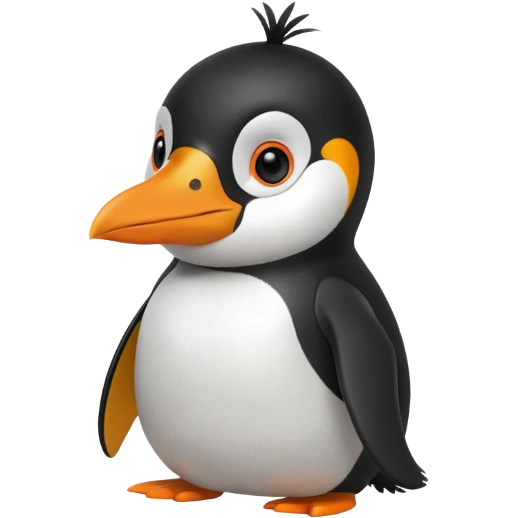 create a penguin from madagascar emoji