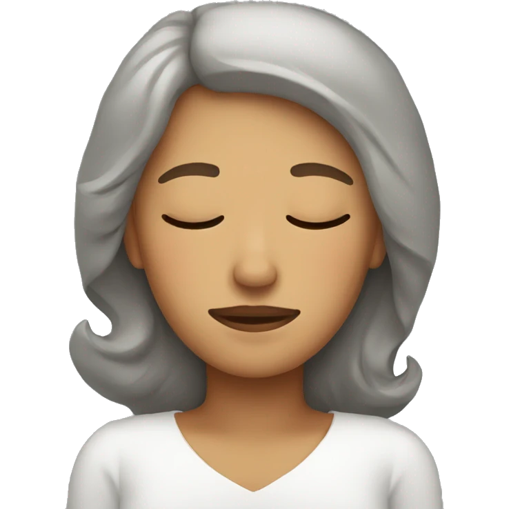 Woman sleeping  emoji