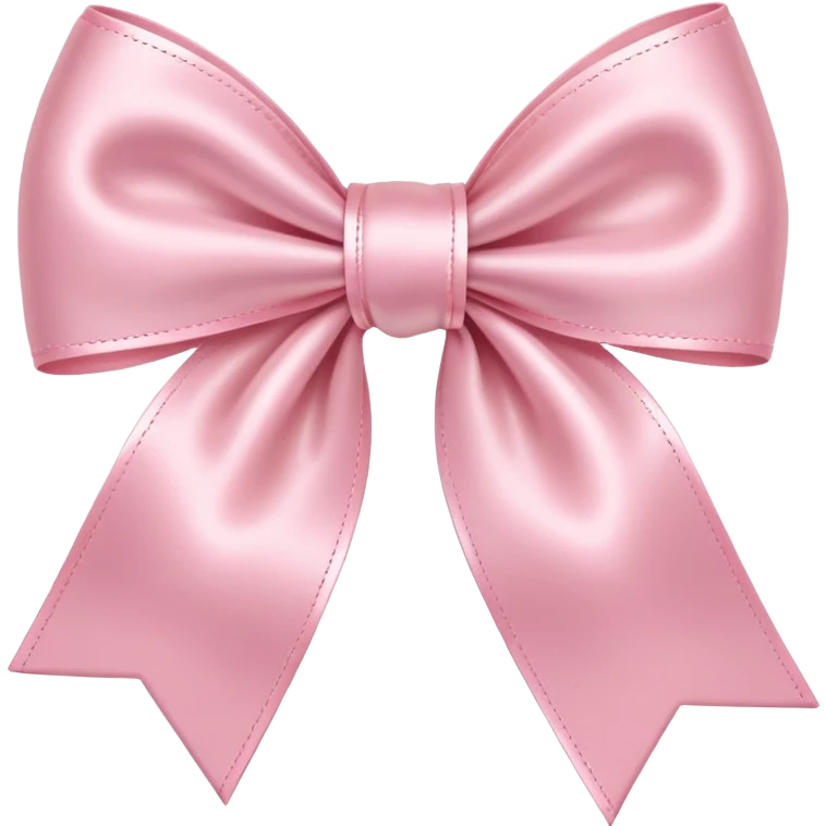 Baby pink bow emoji