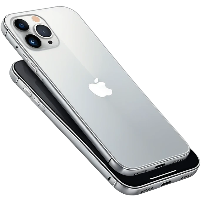 iPhone 14 Pro with dynamic island feature, sleek design emoji