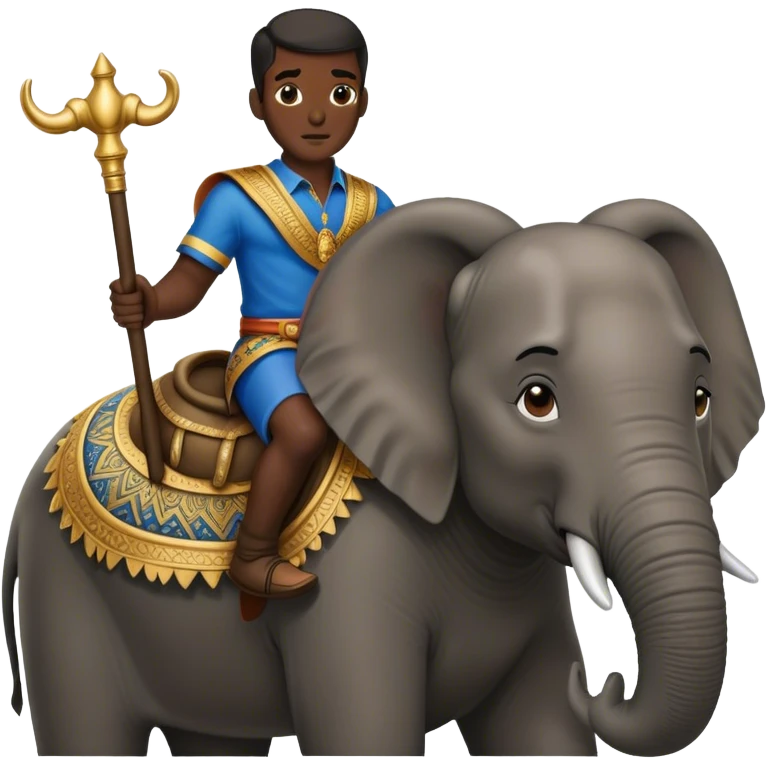 Shaun blackman riding an elephant  emoji