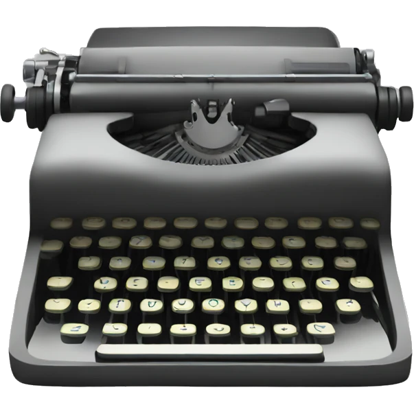 Typewriter emoji
