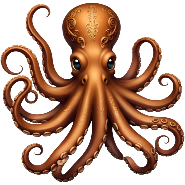 Victorian era Octopus emoji