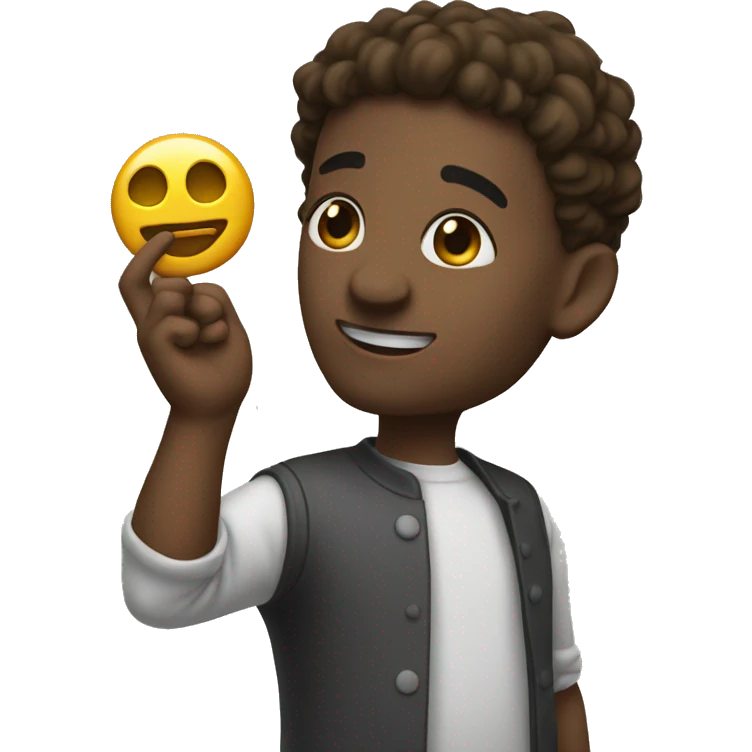 ½ pouce emoji