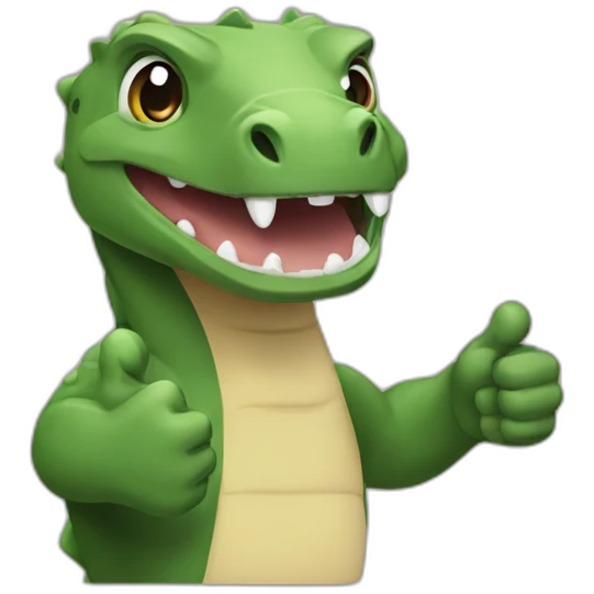 Komodo thumbs up emoji