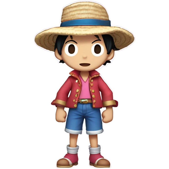 Luffy Kirby emoji