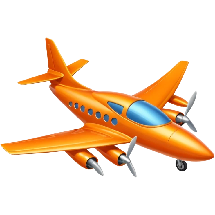 Orange Plane emoji